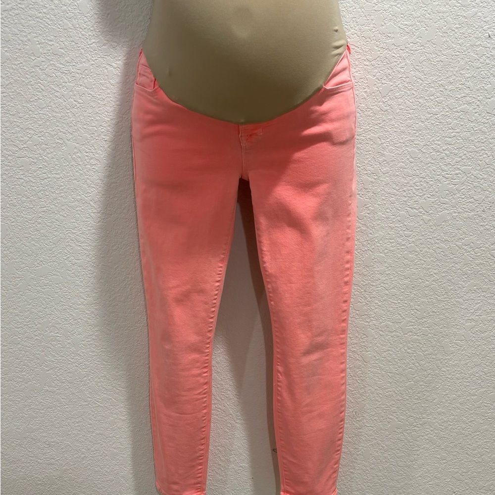 J. Brand skinny crop maternity jeans Full panel